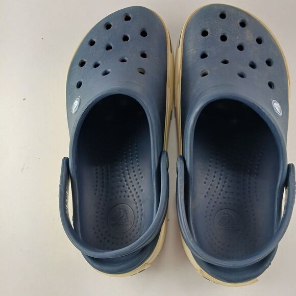 Crocs Old School Retro Style Blue Unisex Shoe. Woman's 7/Men's 6. FITS SMALLER. - Picture 7 of 8